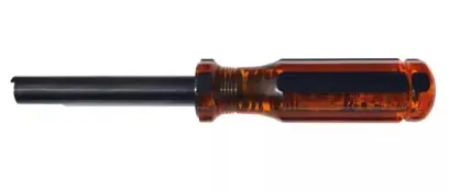 Nástroj pro vybíjení nábojnic z Moon Clip zásobníků. Určen pro ráže 9 mm, .38 Super, .38 Special/.357 Magnum, 40 CAL a 10 mm. TK Custom Moon Clip Stripper Tool.